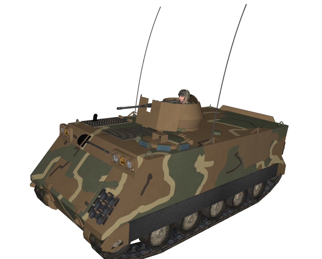 M113 ACAV 80’s model with 19 textures
